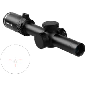 Riton 5 Tactix 1-10x24 30mm FFP illuminated 3OT MRAD scope, matte finish