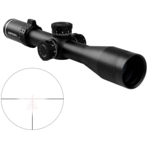 Riton 7 Conquer 3-18x50 FFP scope with illuminated T3 reticle and 34mm tube