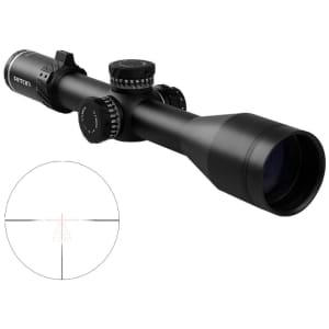 Riton 7 Conquer 4-32x56 illuminated PSR reticle rifle scope, 34mm tube, matte black