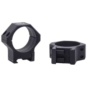 Riton Contessa 30mm light Picatinny rings 8mm black, machined 7075 aluminum