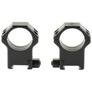 Riton Contessa 30mm hardened steel Picatinny rings in black, 19mm