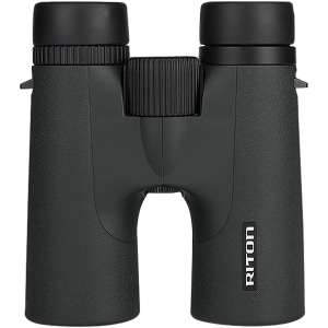 Riton 5 Primal 10x42 ED binoculars in black finish with 10x magnification and 42 mm objective