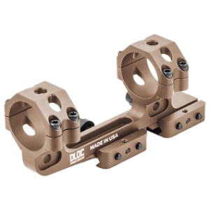 DLOC Precision 34mm cantilever scope mount in tan, 2.05" height