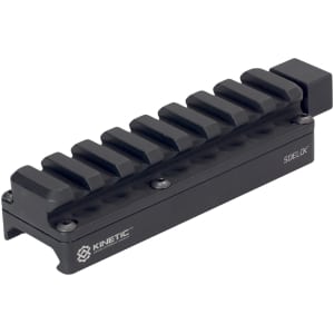 Kinetic Development Group SID5-100 Sidelock Universal Riser Long black anodized