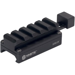 Kinetic Development Group SID5-050 Sidelock Universal Riser Short Black Anodized Aluminum 0.625 in