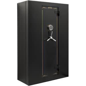 SnapSafe Super Titan 75011 modular gun safe black 9-gauge steel holds 24+ long guns