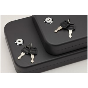 SnapSafe Lock Box XXL 2-pack keyed alike black steel pistol safes 11.5 x 8.5 x 2.5 in