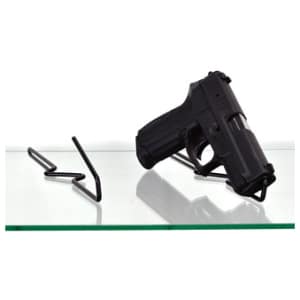 Gun Storage Solutions BACK KIKSTANDS 22CAL 10PK black handgun hangers, 10-pack