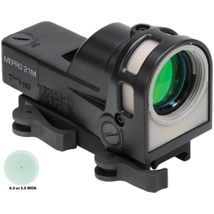 Meprolight M21 reflex sight 1x 30 mm 5.5 MOA dot in black