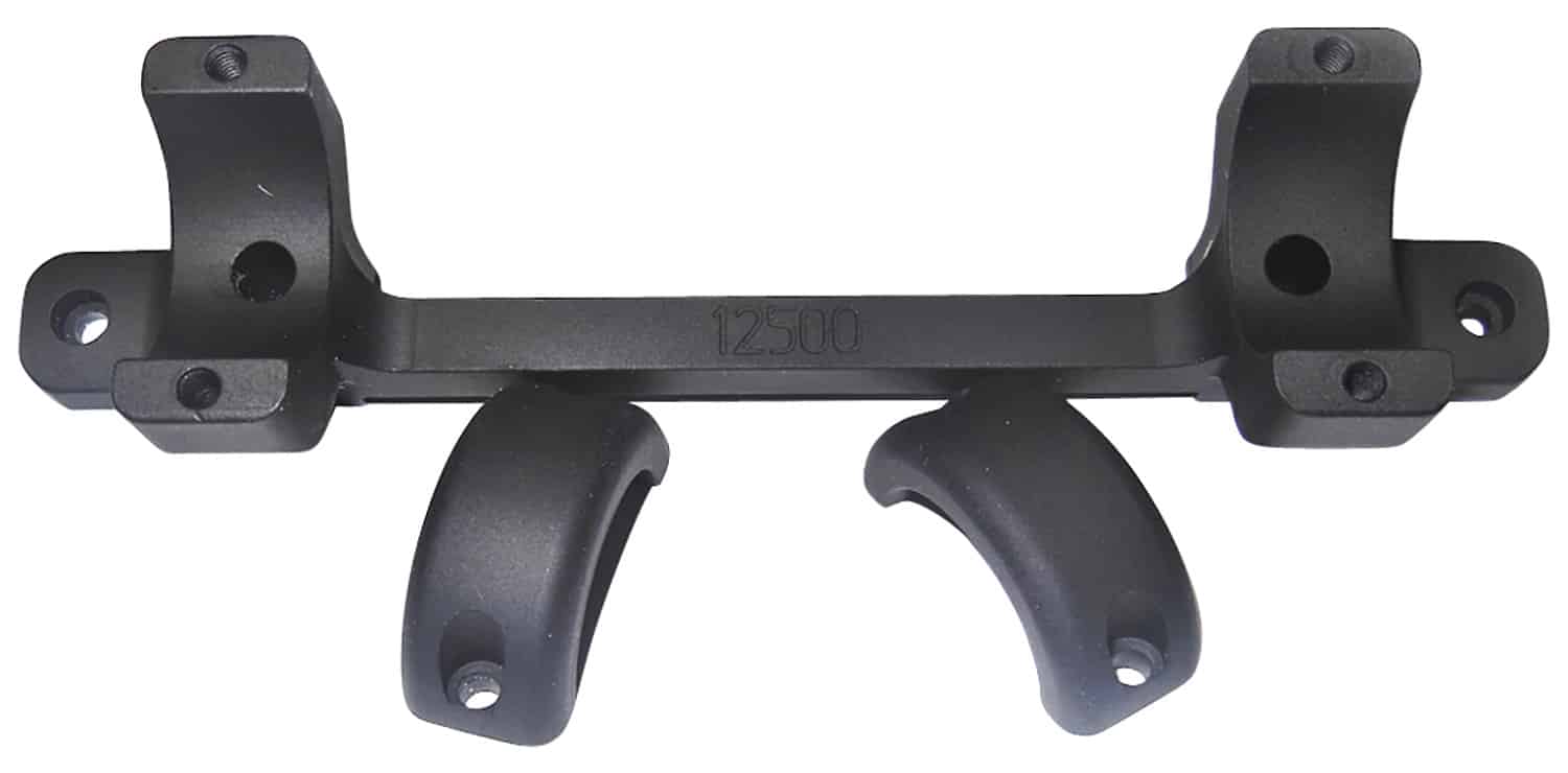 DNZ Game Reaper 1-inch scope mount with medium rings, matte black, fits Browning A-Bolt Long Action