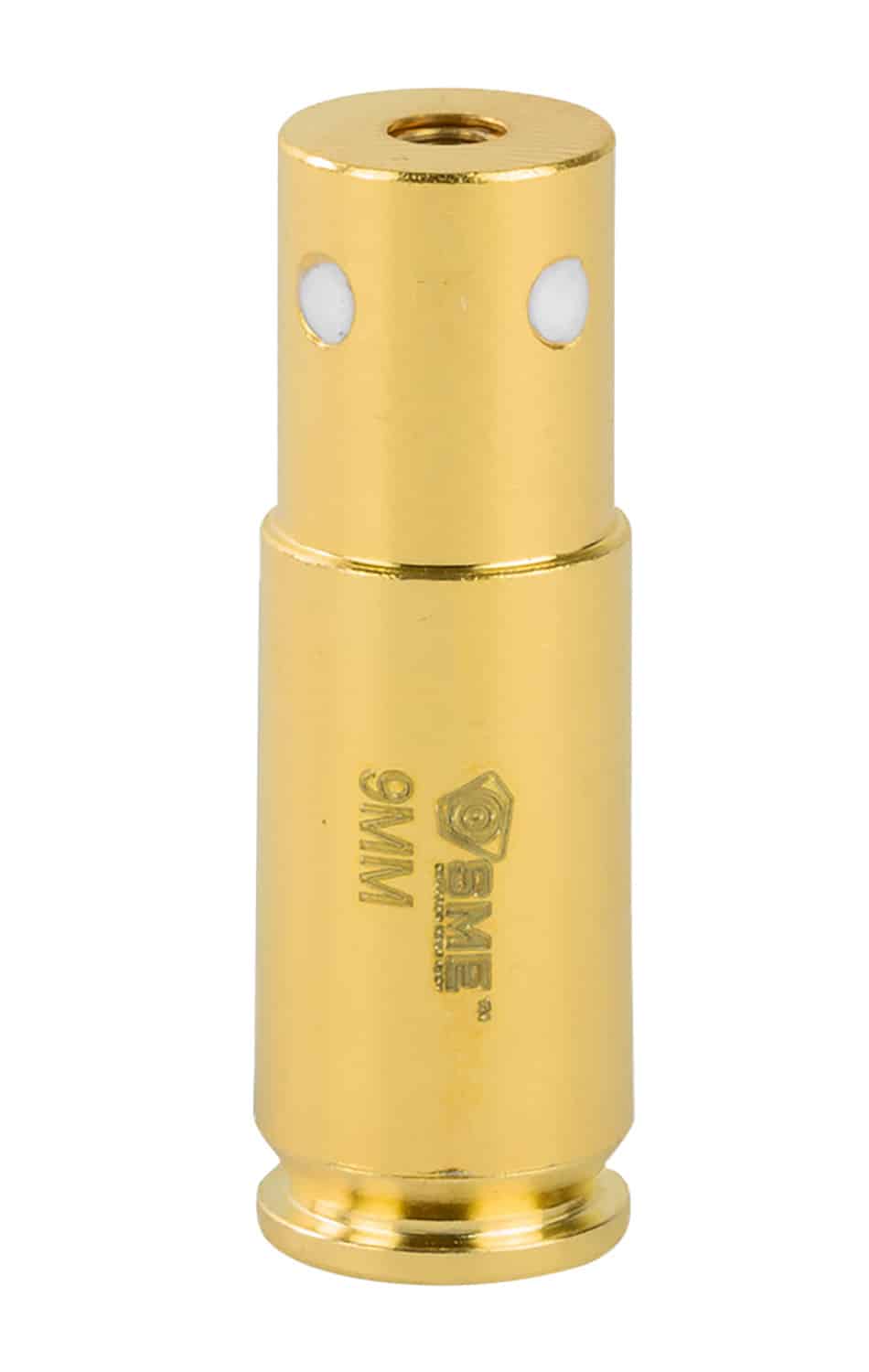 SME Sight-Rite 9mm brass laser bore sighter, cartridge-specific boresighter