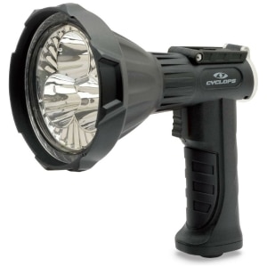 Cyclops RS 4000 rechargeable spotlight 4000 lumens black polymer aluminum