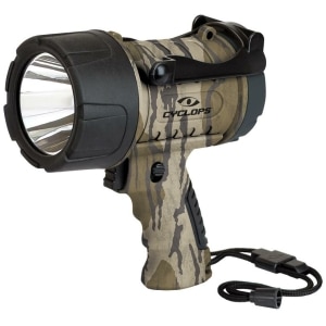 Cyclops 600 Lumen Hunt Spotlight in Mossy Oak Bottomland camouflage