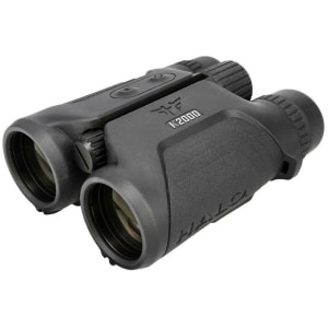 HALO K2000 10x42 rangefinder binoculars black with integrated laser rangefinder