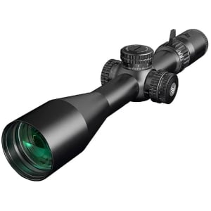 Swampfox Warhawk 3-15x50 FFP riflescope with IR Mil reticle, black finish