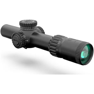Swamp Fox Warhorse 1-6x24 FFP riflescope, 34mm tube, Dragoon MIL reticle