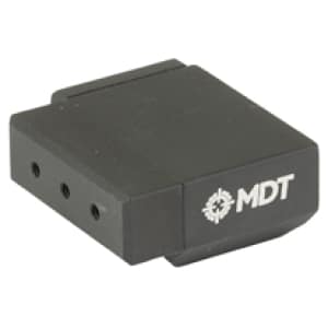 MDT Send It Gen2 electronic level mounted on Picatinny rail, black anodized aluminum