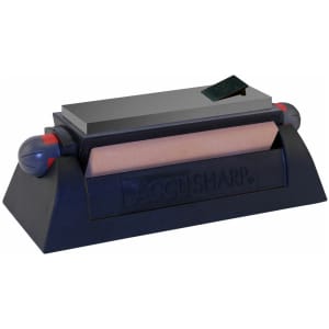 AccuSharp 064C Tri-Stone Sharpening System Coarse/Medium/Fine Alumina-Oxide Sharpener Rubber Handle Black