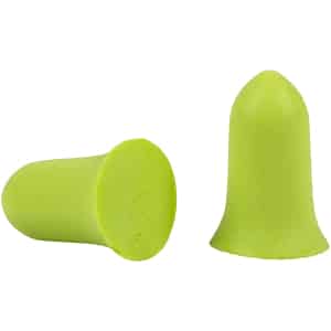 Allen Company ULTRX tapered foam ear plugs lime green 50 pair NRR 32 dB