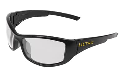 Allen ULTRX Sync safety glasses clear lens black wraparound frame