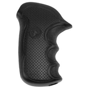 Pachmayr Diamond Pro black rubber grip for Taurus Compact Public Defender polymer frame