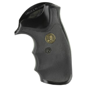Pachmayr Gripper Grip 03249 checkered black rubber for S&W J-frame round butt