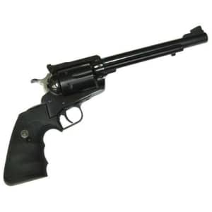 Pachmayr Decelerator black checkered rubber pistol grip with finger grooves for Ruger Super Blackhawk