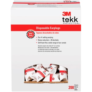 3M Peltor Classic orange foam earplugs 29 dB 200 pairs dispenser