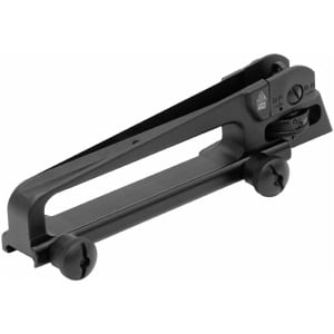 UTG Pro Mil‑Spec forged carry handle with A2 sight, black hardcoat anodized, Picatinny mount