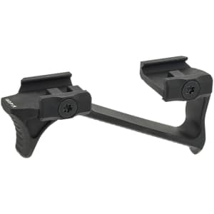 Leapers MTAFGP01 Ultra Slim Foregrip Matte Black Anodized Aluminum