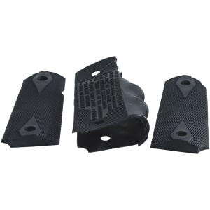 Pearce Grips PGM1911 modular black rubber side panel and finger groove insert for Government Model 1911