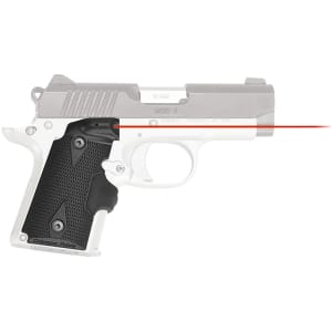 Crimson Trace LG-409 Lasergrips red laser replacement grips for Kimber Micro 9 black polymer