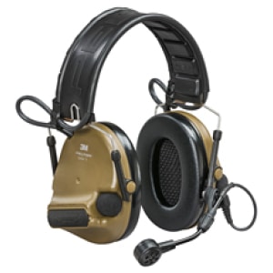 3M PELTOR ComTac VI Defender electronic earmuff in coyote brown