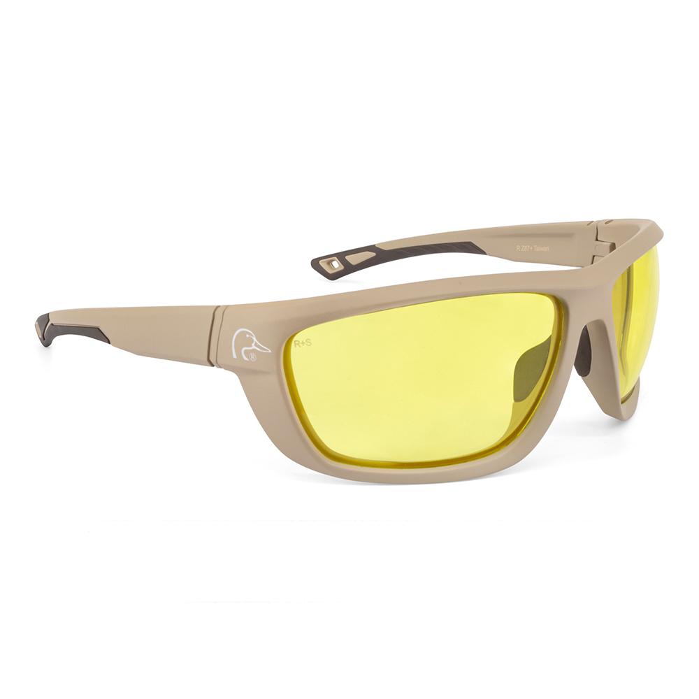Radians Ducks Unlimited Full-Frame Glasses, Tan Frame Amber Lens
