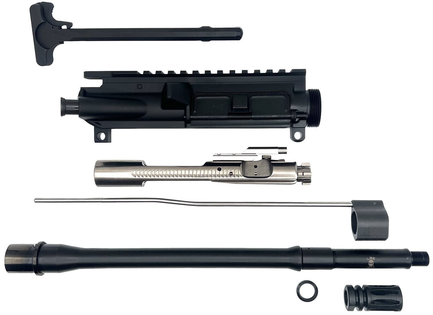 LBE Unlimited AR-15 13.7in Ready Build Kit, black, CHF barrel and NiB BCG