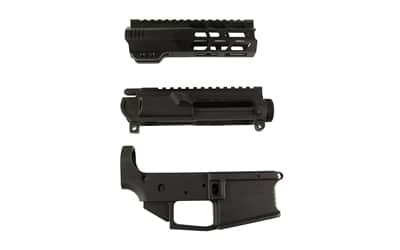 Lantac Raven billet AR-15 upper and lower builder set with M-LOK handguard, black anodized finish