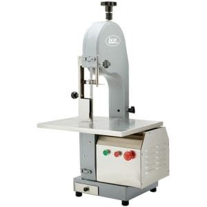 LEM Products electric tabletop meat saw with 16mm stainless blade and 1.14 HP motor