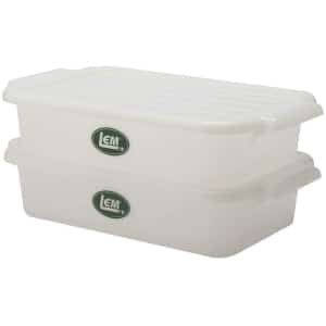 LEM Products Mini Meat Lug 13 x 8 x 3 inches food-grade high-density polyethylene tub