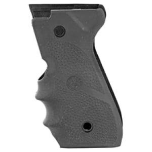 Hogue black wraparound rubber grip for Beretta 92/96 with finger grooves