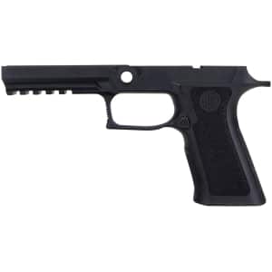 Sig Sauer P320 X-Series full-size large black polymer grip module assembly