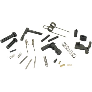 White Label Armory Stage 3 AR-15 Lower Parts Kit, phosphate finish, black