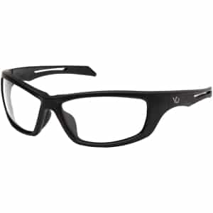Pyramex Venture Howitzer shooting glasses black frame clear anti-fog lens