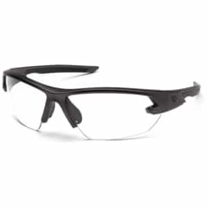 Pyramex Venture Semtex 2.0 clear anti-fog safety glasses with gun metal frame