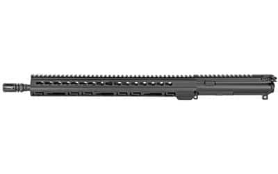 Luth-AR 16" Lightweight Complete Upper assembly in black with 16" barrel and 15" KeyMod handguard