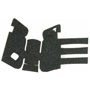 Talon Grips 110G black granulate adhesive grip for Glock Gen4 side view