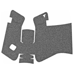 Talon Grips 379G black granulate adhesive rear-wrap grip for Glock Gen5 with emblem cutout
