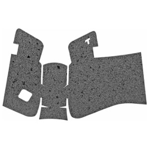 Talon Grips 382R black textured rubber adhesive rear wrap grip for Glock Gen5 19/23/25/32/38/44