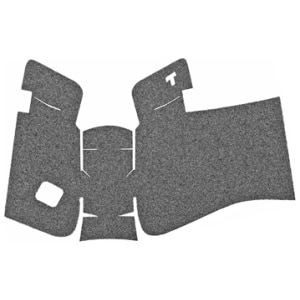 Talon Grips 382G adhesive granulate rear-wrap grip for Glock Gen5 19/23/25/32/38/44 black