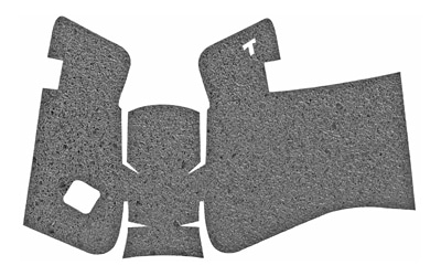 Talon Grips 383R adhesive black textured rubber rear wrap grip for Glock Gen5 models with medium backstrap