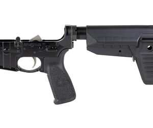 BCM Gunfighter lower receiver group with MK2 receiver extension and MOD-1 SOPMOD stock in black